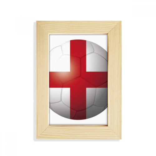 DIYthinker England National Flag Soccer Football Desktop Display Photo Frame Picture Art Painting 5x7 inch