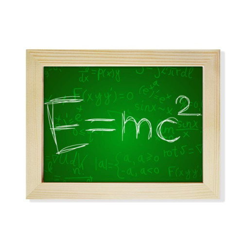 DIYthinker Relativity Physical Science Formula Calculus Desktop Photo Frame Picture Art Decoration Painting 6x8 inch