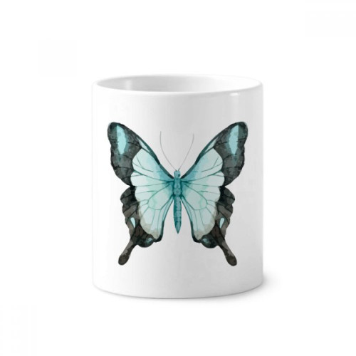 Butterfly with Blue Wings Toothbrush Pen Holder Mug Ceramic Stand Pencil Cup