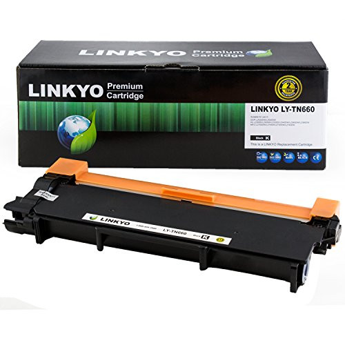 LINKYO Compatible Toner Cartridge Replacement for Brother TN660 TN-660 TN630 (Black, High Yield) LINKYO Compatible Toner Cartridge Replacement for Brother TN660 TN-660 TN630 (Black, High Yield)