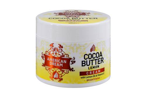 American Dream Cocoa Butter Lemon Cream With Lemon Oil & Vitamin E 500ml