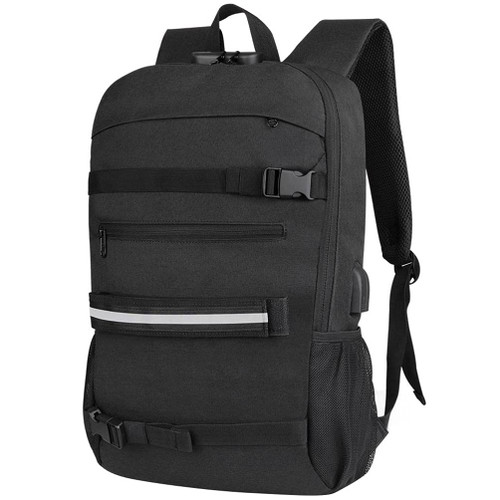 BESTOYARD Laptop Backpack Black Backpack Laptop Skateboard Backpack Anti Business Computer Bag Casual Daypack for Travel Business Camping Black Laptop Bag Black Backpack