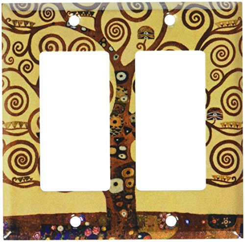 Art Plates - Klimt: The Tree of Life Switch Plate - Double Rocker