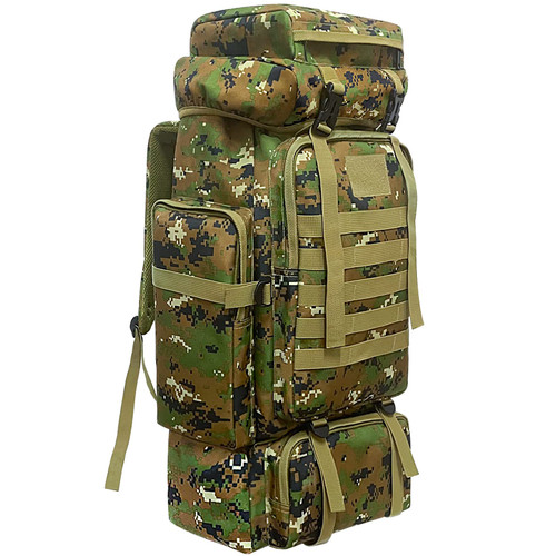 Ogetok 80L Camping Hiking Military Tactical Backpack,Water Resistant Large Travel Daypacks Outdoor MOLLE Rucksack