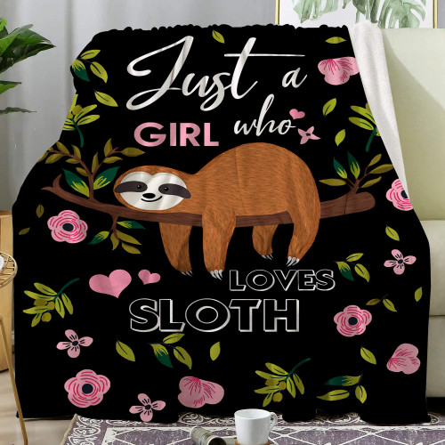 Sloth Blanket Super Soft Cozy Flannel Sloth Throw Blanket for Women Girls Adults Gifts 60"x50" Sloth Blanket Super Soft Cozy Flannel Sloth Throw Blanket for Women Girls Adults Gifts 60"x50"
