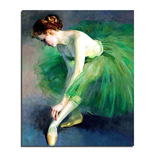 Ballet Series Cross Stitch Kits,Ballet, Get Ready Egyptian Cotton,14ct, 46x54cm 200x250 Stitch Ballet Counted Cross Stitch Kits