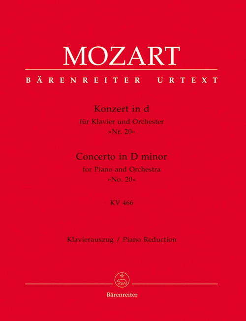 Concerto for Piano No.20 in D minor K.466 (Piano Reduction) Concerto for Piano No.20 in D minor K.466 (Piano Reduction)