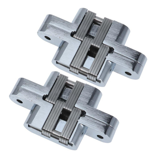 DOITOOL 2Pcs 304 Hinges for Cabinet Doors Cabinet Door Hinge Cabinet Hinge Strap Hinge Heavy Duty Hinges Door Hinges Folding Hinge self Cross Hinge Stainless Steel Door Hinge Folding Door