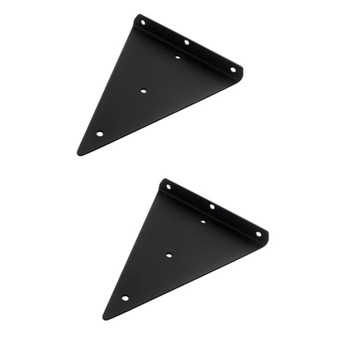 Holibanna 2pcs Partition Support Frame Wall Mount Clothes Rack Wall Shelf for Plants Wall Mounted Hooks Projector Wall Mount Heavy Duty Shelf Brackets Triangle Shelf Bracket Angled Brackets