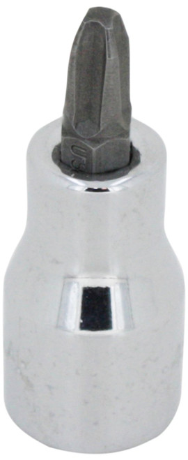 SK Hand Tool 45483 Number- 3 Phillips Bit Socket, Drive Screwdriver, 3/8-Inch, Chrome