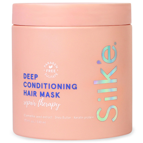 Sleek'e | Silk'e Repair Therapy Deep Conditioning Mask - Treatment to Deeply Nourish Hair, Repair Split Ends & Hair Breakage - Vegan, Silicone, Paraben & Sulfate-Free (530ml)