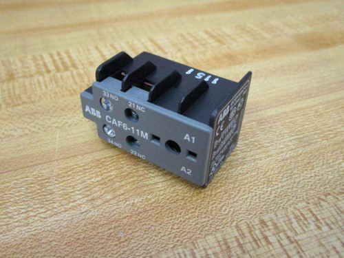 ABB CAF6-11M Auxiliary Contact Block, 1 N.O. / 1 N.C.