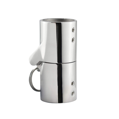 keehui 316SS Marine Grade Boat Pipe Connector, Stainless Steel Folding Swivel Coupling Tube Pipe Connector Boat Hardware Fitting for (32mm) 1-1/4inch Tube
