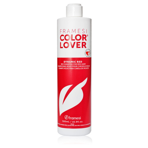 Framesi Color Lover Dynamic Red Shampoo, 16.9 fl oz, Red Hair Shampoo, Shampoo for Color Treated Hair Framesi Color Lover Dynamic Red Shampoo, 16.9 fl oz, Red Hair Shampoo, Shampoo for Color Treated Hair
