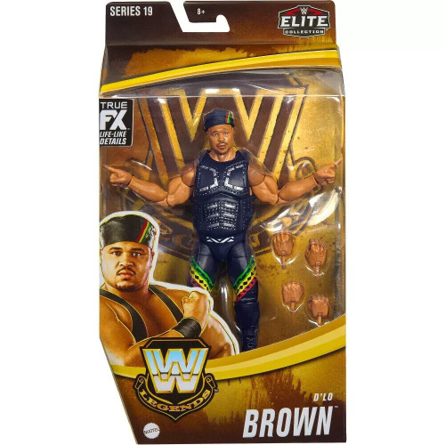 WWE Elite Collection D'lo Brown Action Figure Legends Mattel Series 19 HLP52
