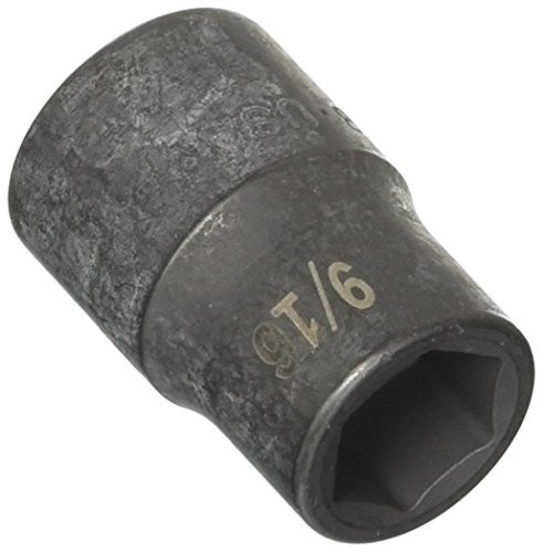 SK Hand Tool 34018 1/2-Inch Drive Standard Impact Socket, 9/16-Inch