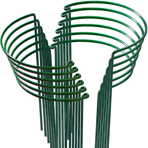 Plant Support Plant Stakes, 12PCS Peony Cages and Supports, Peony Support, Tomato Cages, LEOBRO Garden Cages Plant Support Stake for Peony Tomato Flower, Outdoor Indoor Plants, 9.8" W x 15.7" H