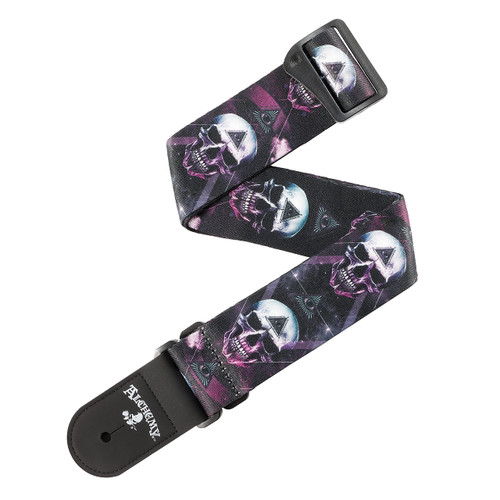 D'Addario Accessories Guitar Strap - Guitar Accessories - Electric Guitar Strap, Acoustic Guitar Strap, Acoustic Electric Guitar Strap & Bass Guitar Strap - Alchemy Guitar Strap, Dark Synth