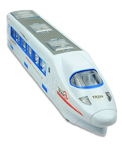 ToyZe Train Toy, High Speed with Beautiful Lights and Real Sounds, Bump and Go Action ToyZe Train Toy, High Speed with Beautiful Lights and Real Sounds, Bump and Go Action