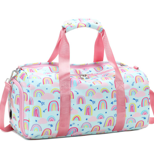 Kids Overnight Duffle Bag Girls Dance Bag Teens Sports Gym Gymnastics Bag with Shoe Compartment, Carry On Sleepover Weekender Travel Bag for Kid (Green) Kids Overnight Duffle Bag Girls Dance Bag Teens Sports Gym Gymnastics Bag with Shoe Compartment, Carry On Sleepover Weekender Travel Bag for Kid (Green)