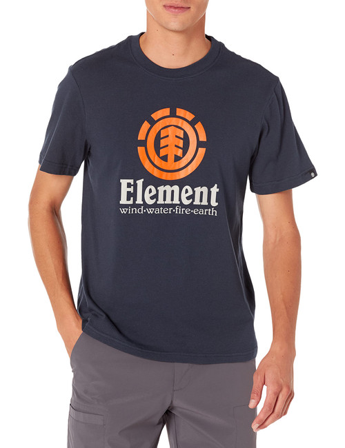 Element Men's Short Sleeve Tee Shirt, Eclipse Navy Vertical, XX-Large