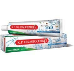 K.P. Namboodiri's Herbal White Natural Salt Rock Salt - Induppu Toothpaste - 150 Gram (2 Pack 300 Gram)