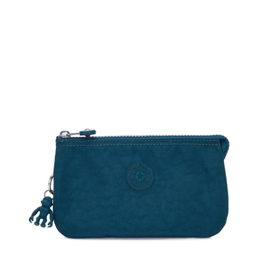 Kipling Women's Creativity Large Pouch, Versatile Cosmetics Kit, Lightweight Travel Organizer, Cosmic Emerald