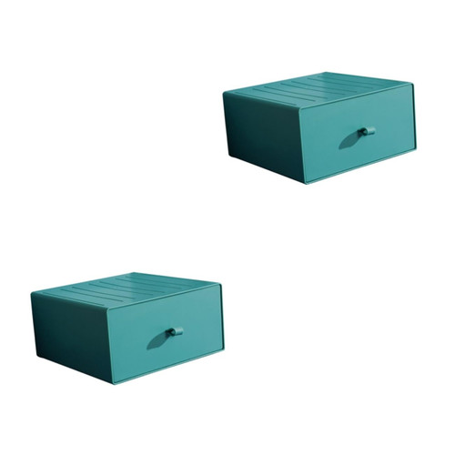Abaodam 2 pcs desktop storage box glove compartment organizer storage drawers makeup drawer nail polish storage makeup container for vanity Sundries Container Sundries Storage Container