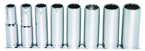 K-T Industries 1-7408 1/2" Drive x 9-Piece Deep Socket Set