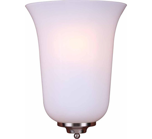 Volume Lighting V6701-33 1-Light Wall Sconce, Brushed Nickel
