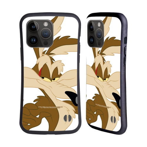 Head Case Designs Officially Licensed Looney Tunes Wile E. Coyote Characters Hybrid Case Compatible with Apple iPhone 15 Pro Max