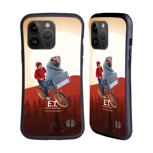 Head Case Designs Officially Licensed E.T. Elliot and E.T. Graphics Hybrid Case Compatible with Apple iPhone 15 Pro Max