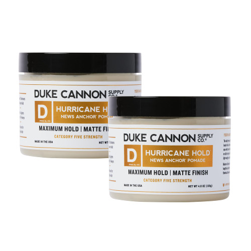 Duke Cannon News Anchor Hold Pomade (2 Pack, Hurricane Hold)