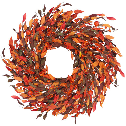 Kmise Fall Wreaths for Front Door with Pumpkin & Fall Leaves - 25" Thanksgiving Harvest Front Door Wreath Decor, Farmhouse Outdoor Fall Wreath, Large Autumn Wreaths for Outside/Indoor Kmise Fall Wreaths for Front Door with Pumpkin & Fall Leaves - 25" Thanksgiving Harvest Front Door Wreath Decor, Farmhouse Outdoor Fall Wreath, Large Autumn Wreaths for Outside/Indoor