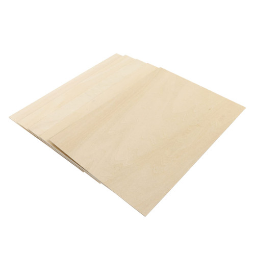 EXCEART 10 Pcs Board Wood Veneer Wooden Signs Hand Decor Unfinished Wooden Cutouts Plywood Squares Balsa Wood Sheet Wooden Handicraft Wooden Slices DIY Craft Log Blank Wooden Decor Plywood