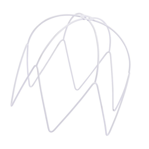 OSALADI Metal Lamp Shade Ring Frame Iron Wire Light Shade Cover E27 Light Cage DIY Chandelier Lampshade Accessory for Bedroom Living Room Light Decor