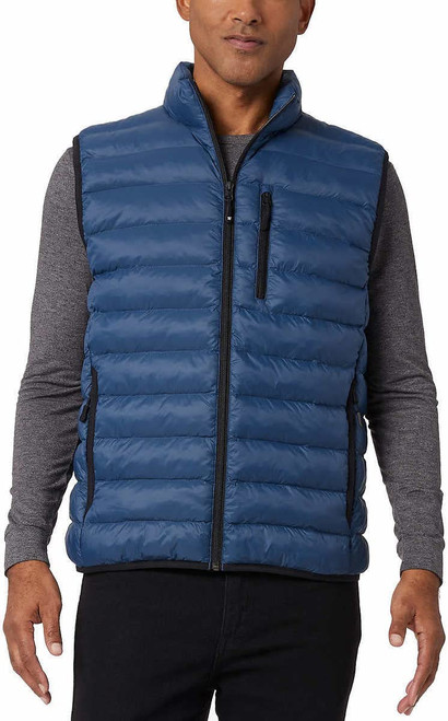 32 DEGREES Heat Mens Lightweight Down Alternative Vest (as1, alpha, x_l, regular, Blue, X-Large)