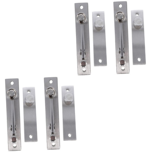OSALADI 8 Pcs Heaven and Earth Hinge Stainless Steel Door Hinges Door Hinges Swinging Door Hinge Hinges for Cabinet Doors Spring Hinges Cabinet Hinges Stainless Steel Pivot Hinge Shaft