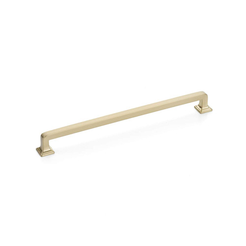 Schaub & Company Menlo Park Collection 10 in. (254mm) Pull, Signature Satin Brass - 524-SSB