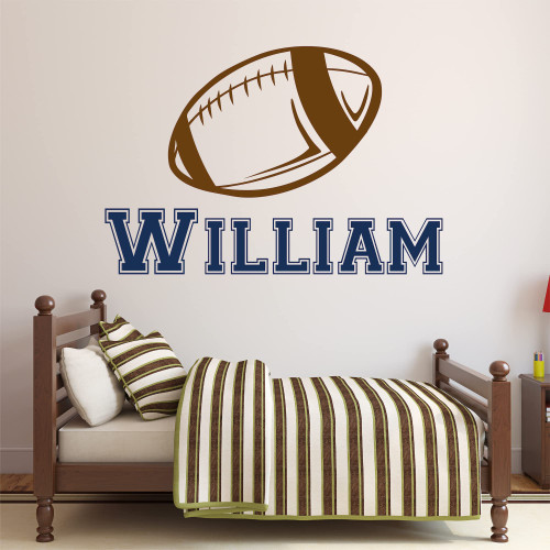 Football Wall Decal Decor Custom Name Art Sticker Poster Kids Room Personalized Sports Mount Boys Gift LD70 Football Wall Decal Decor Custom Name Art Sticker Poster Kids Room Personalized Sports Mount Boys Gift LD70