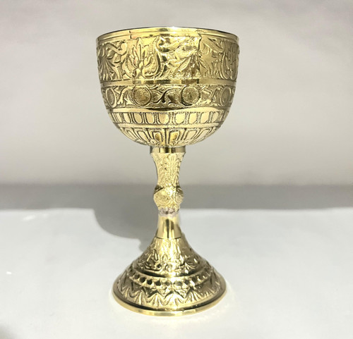 Brass Vintage Chalice Goblet For Communion 1x Royal Arthur King Goblet Medieval Chalice Cup