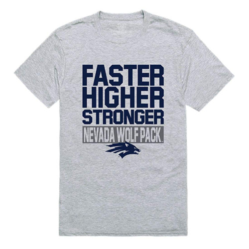 UNR University of Nevada Wolf Pack Workout Tee T-Shirt Heather Grey Medium UNR University of Nevada Wolf Pack Workout Tee T-Shirt Heather Grey Medium