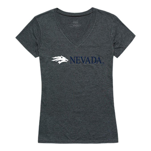 UNR University of Nevada Wolf Pack Womens Institutional Tee T-Shirt Heather Charcoal Medium UNR University of Nevada Wolf Pack Womens Institutional Tee T-Shirt Heather Charcoal Medium