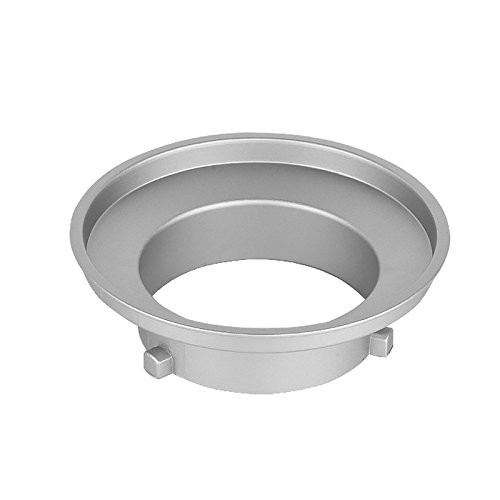 SUPON 5.9" /15cm Diameter Speed Ring Adapter Speedring Compatible Bowens S-Type Flash Collapsible Softbox Monolight Flash