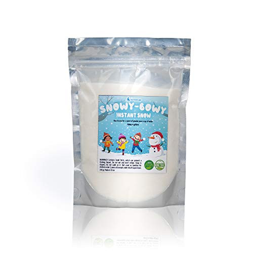 Instant Snow, Insta Snow Powder, Instant Snow for Cloud Slime and Decoration,4 Gallons Snow Powder Just add Water, Fake Artificial Snow, Expanding Winter Snow, Slime Supplies ,Insta-Snow Ice Slime