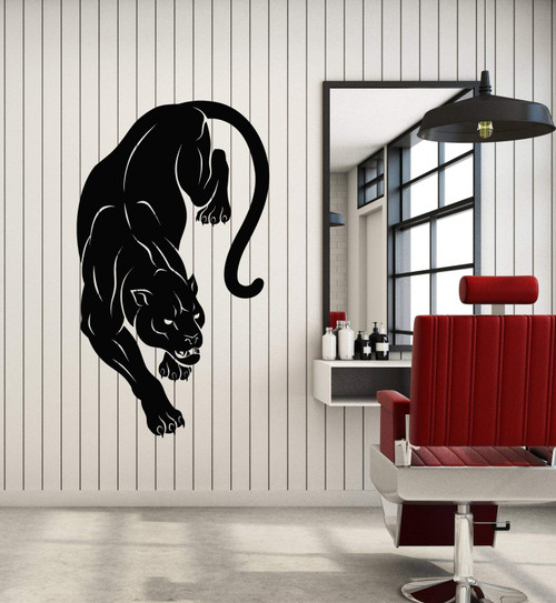 Vinyl Wall Decal Panther Wild Cat Black Jungle Tribal Animal Predator Stickers Mural Large Decor (g2140) Black Vinyl Wall Decal Panther Wild Cat Black Jungle Tribal Animal Predator Stickers Mural Large Decor (g2140) Black
