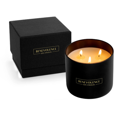 Benevolence LA 3 Wick Candle | Bergamot & Jasmine Large Candle | 14.5 oz Scented Candles for Home Scented | Natural Soy Candles Gifts for Women | 45 Hour Burn Aromatherapy Candle Benevolence LA 3 Wick Candle | Bergamot & Jasmine Large Candle | 14.5 oz Scented Candles for Home Scented | Natural Soy Candles Gifts for Women | 45 Hour Burn Aromatherapy Candle