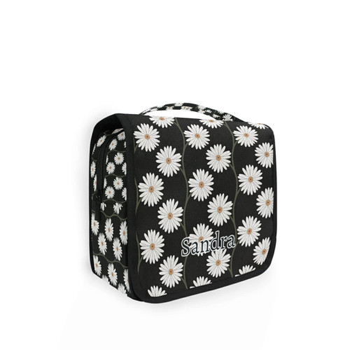 Custom Rippled Daisy Travel Hanging Toiletry Bag Personalized Makeup Large Customized Cosmetic Bag Toiletry Organizer Waterproof for Men Women Travelling Organizer Custom Rippled Daisy Travel Hanging Toiletry Bag Personalized Makeup Large Customized Cosmetic Bag Toiletry Organizer Waterproof for Men Women Travelling Organizer