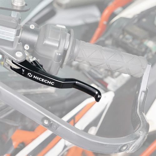 NICECNC Black Shorty Clutch Lever Compatible with KTM 690 Enduro R/SMC R 2014-2023,1290/1190/1090/1050 Adventure 2013-2020,Husqvarna 701 Enduro/Supermoto 2016 2017 2018 2019 2020 2021 2022 2023