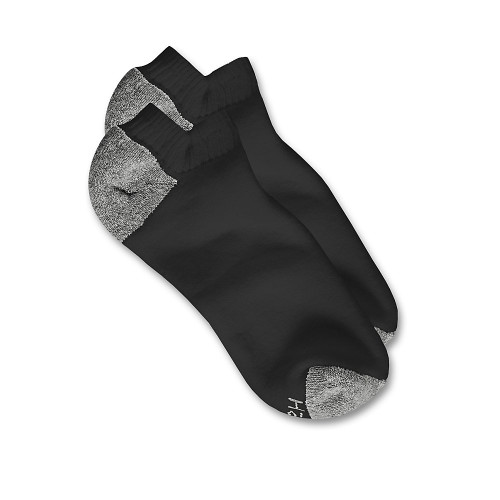Hanes Classics Men's Low Cut Socks 20-Pack_Black_10-13